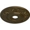 Ekena Millwork Vienna Ceiling Medallion (Fits Canopies up to 6 1/2"), Hnd-Painted Brass, 20"OD x 3 1/2"ID x 1 1/2"P CM20VIBRS - alternate 2